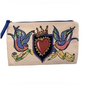 Brighton Birds‎ on Canvas 2019 Cosmetic Pouch “Love of Art”